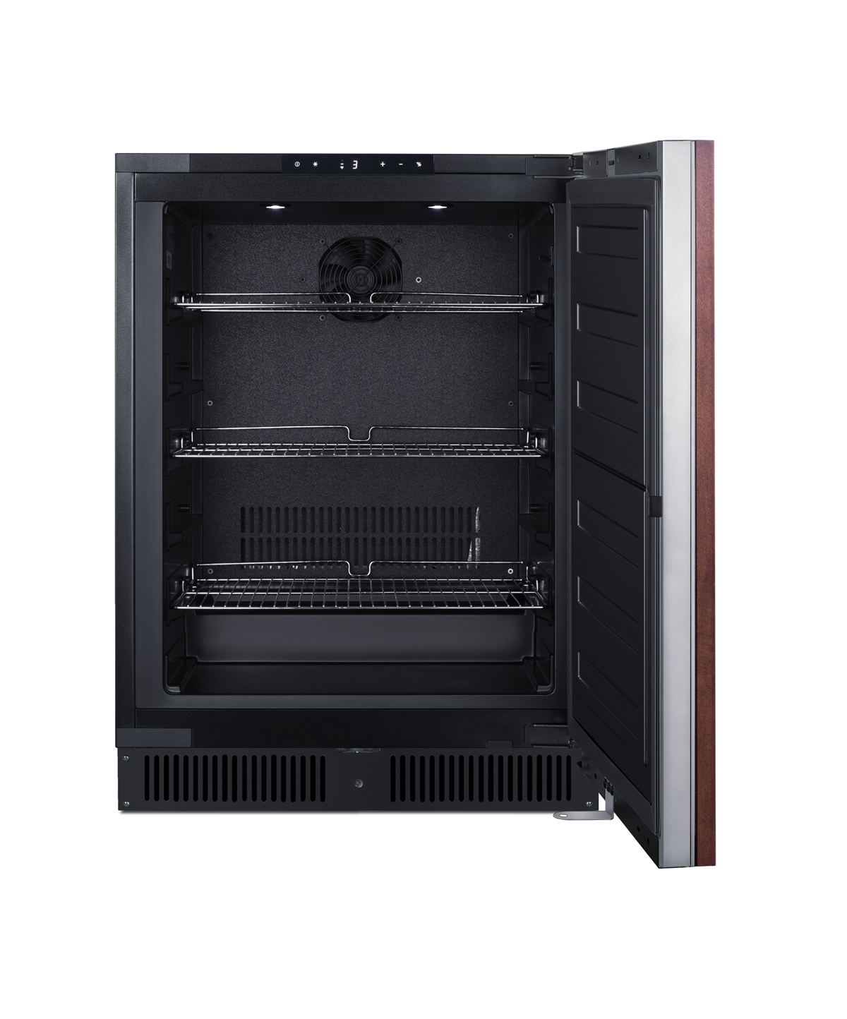 24 in. wide frost-free built-in undercounter ADA compliant all-freezer with panel-ready door, black cabinet, lock, and digital controls; matches AL54IF refrigerator